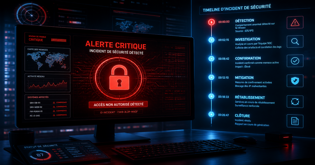Alerte incident de sécurité informatique chronologie de l'incident BookMyName du 5 mai 2026